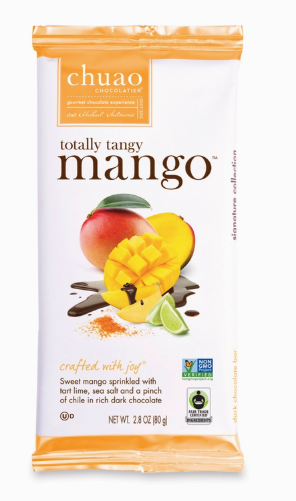 NEW!  Chuao Chocolate:  totally tangy mango