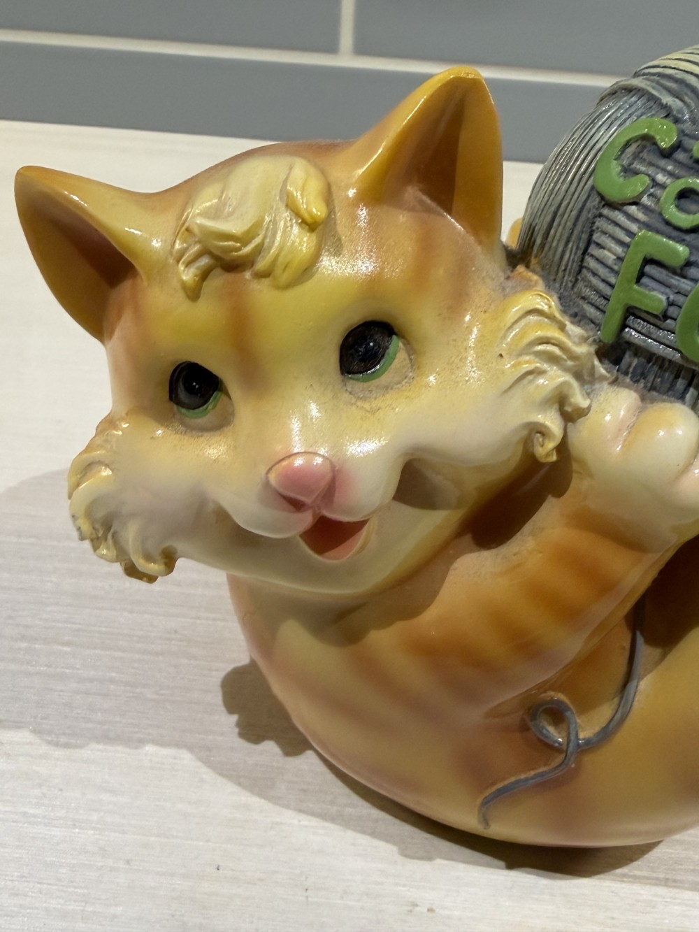Vintage Catnip Fund Cat Coin Bank 5’