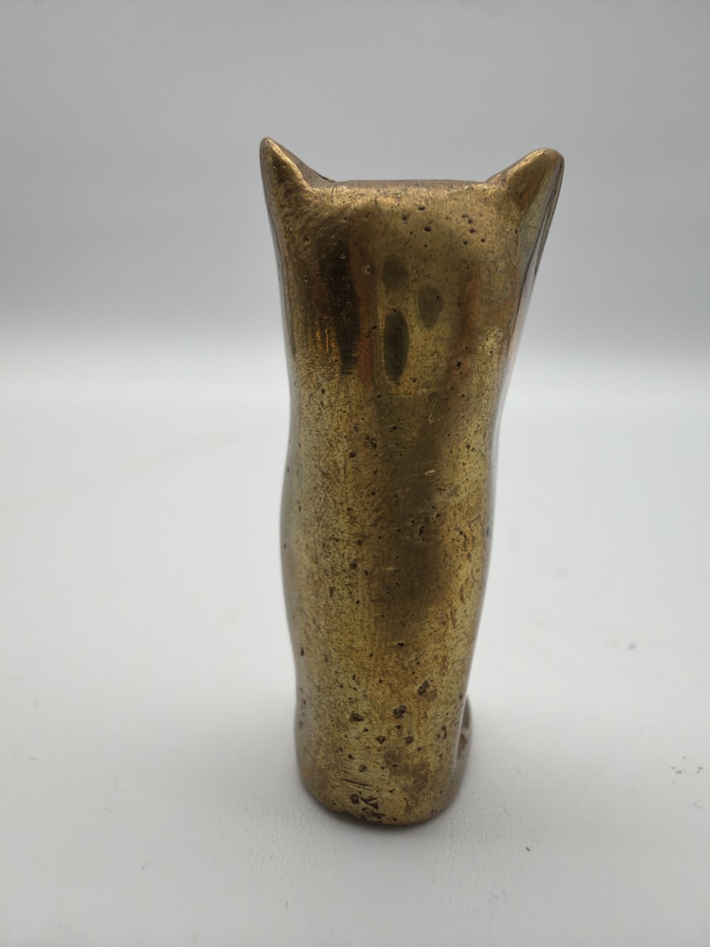Mini Vintage Brass Owl