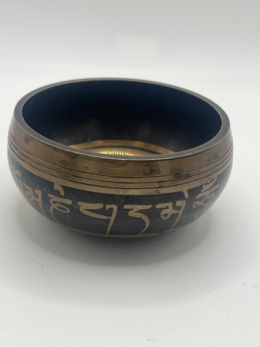 Tibetan brass singing bowl from Nepal
