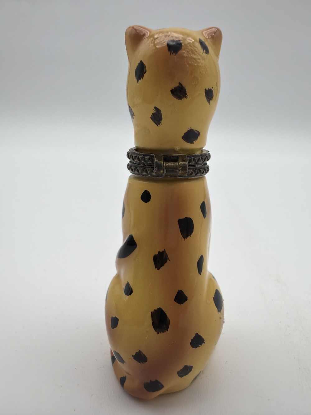 Miniature Leopard Trinket Box