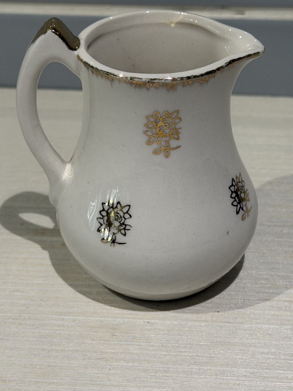 Vintage Limited Edition Floral Miniature Creamer