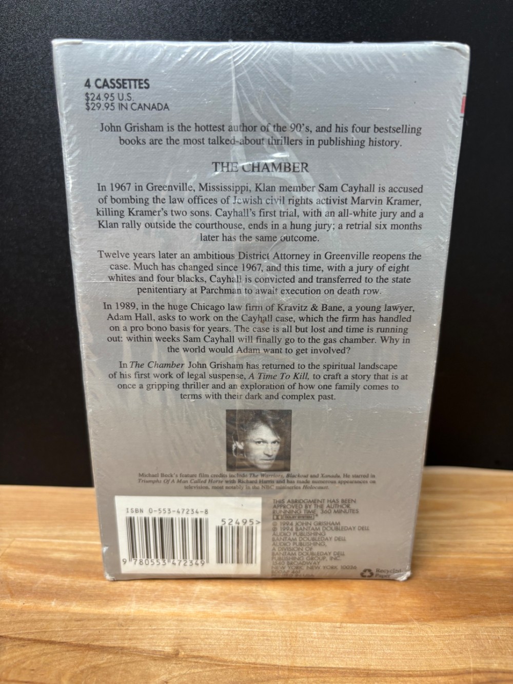 Audiobook The Chamber by John Grisham Michael Beck Sealed Cassette Set