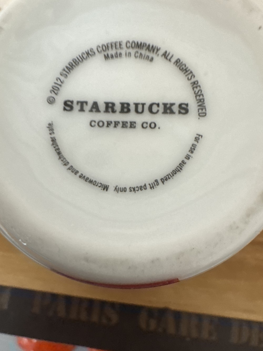 STARBUCKS 2012 COFFEE MUG, NUTCRACKER