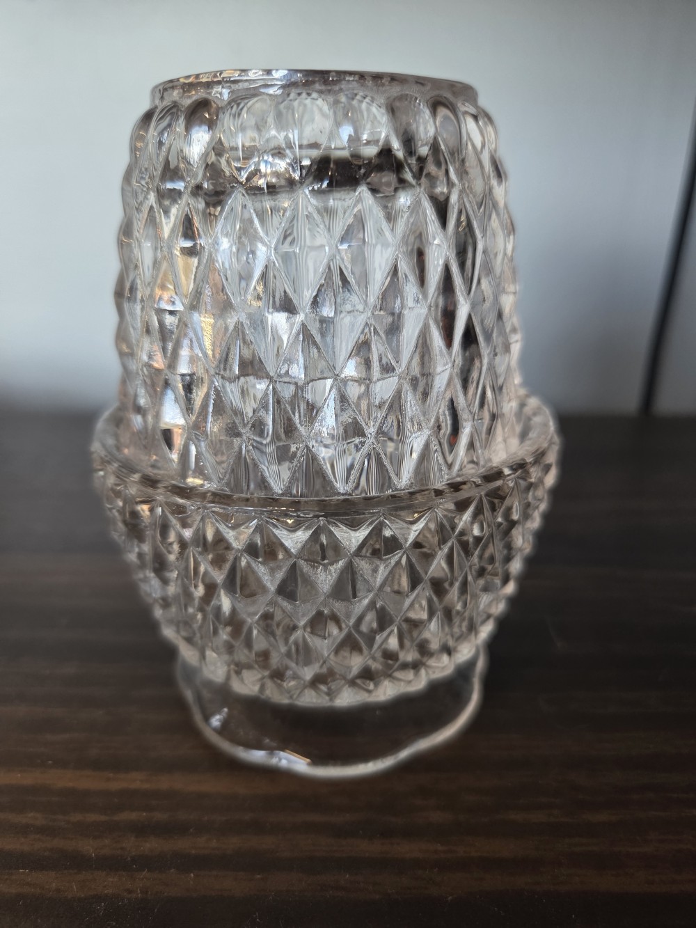 DO-1690 vintage  glass Fairylamp