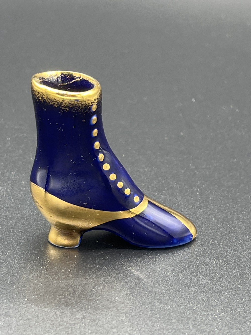 Antique Limoges Victorian-style boot