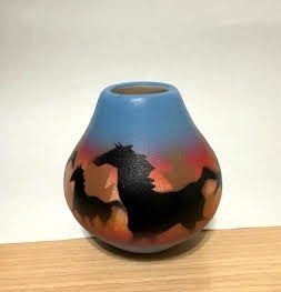Navajo Horses Pottery