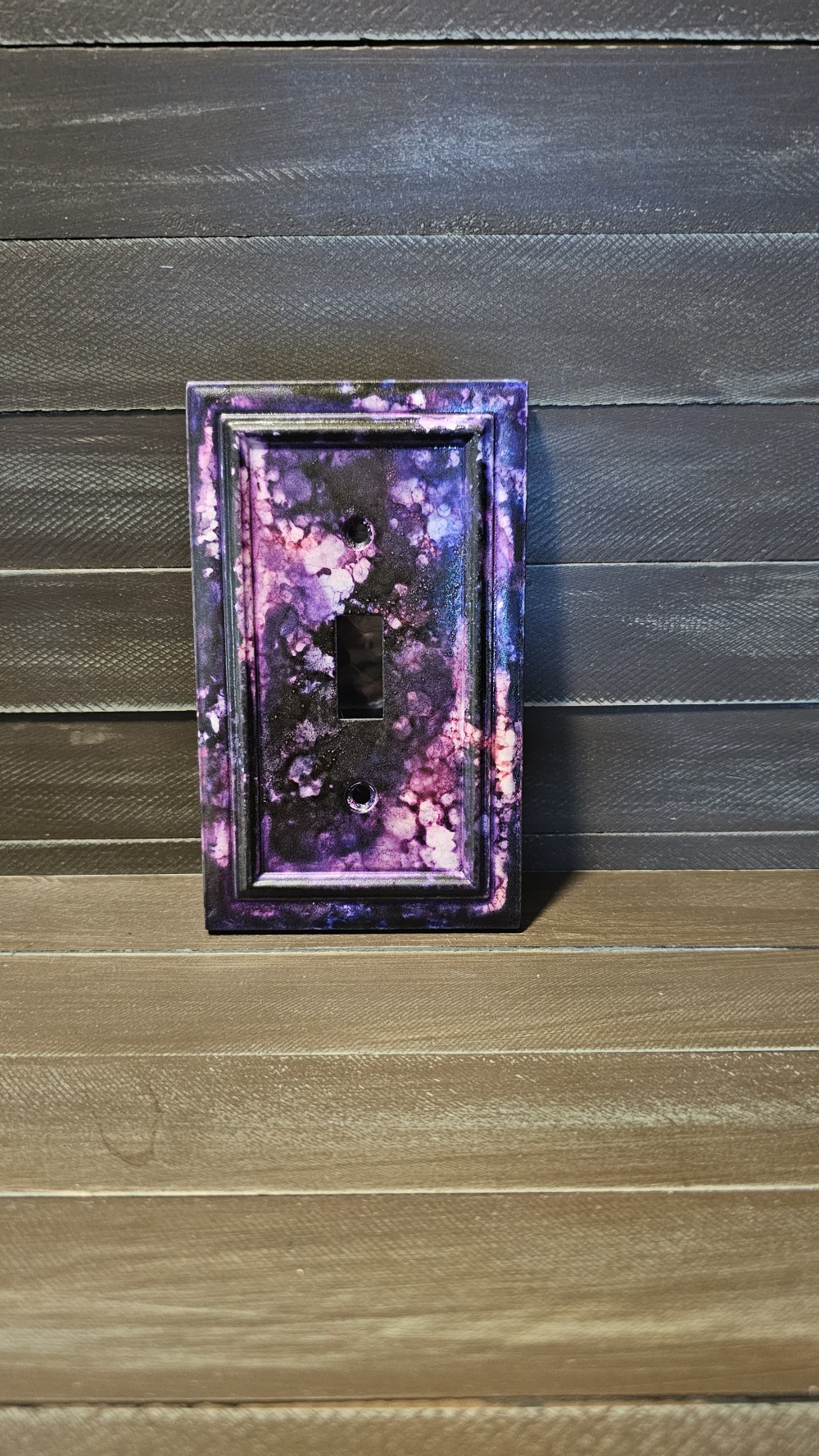 METAL single switch cover (purple)