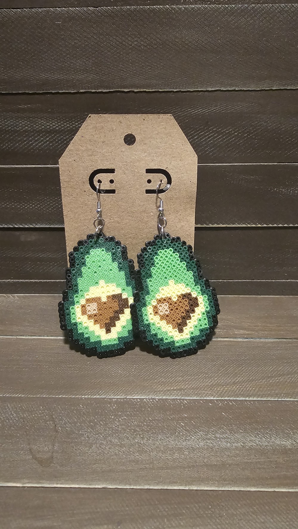 Avocado handmade earrings