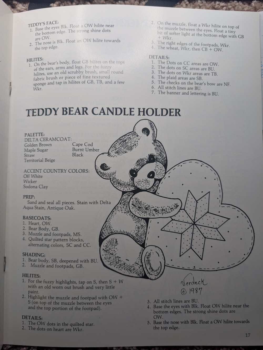 Vintage craft book