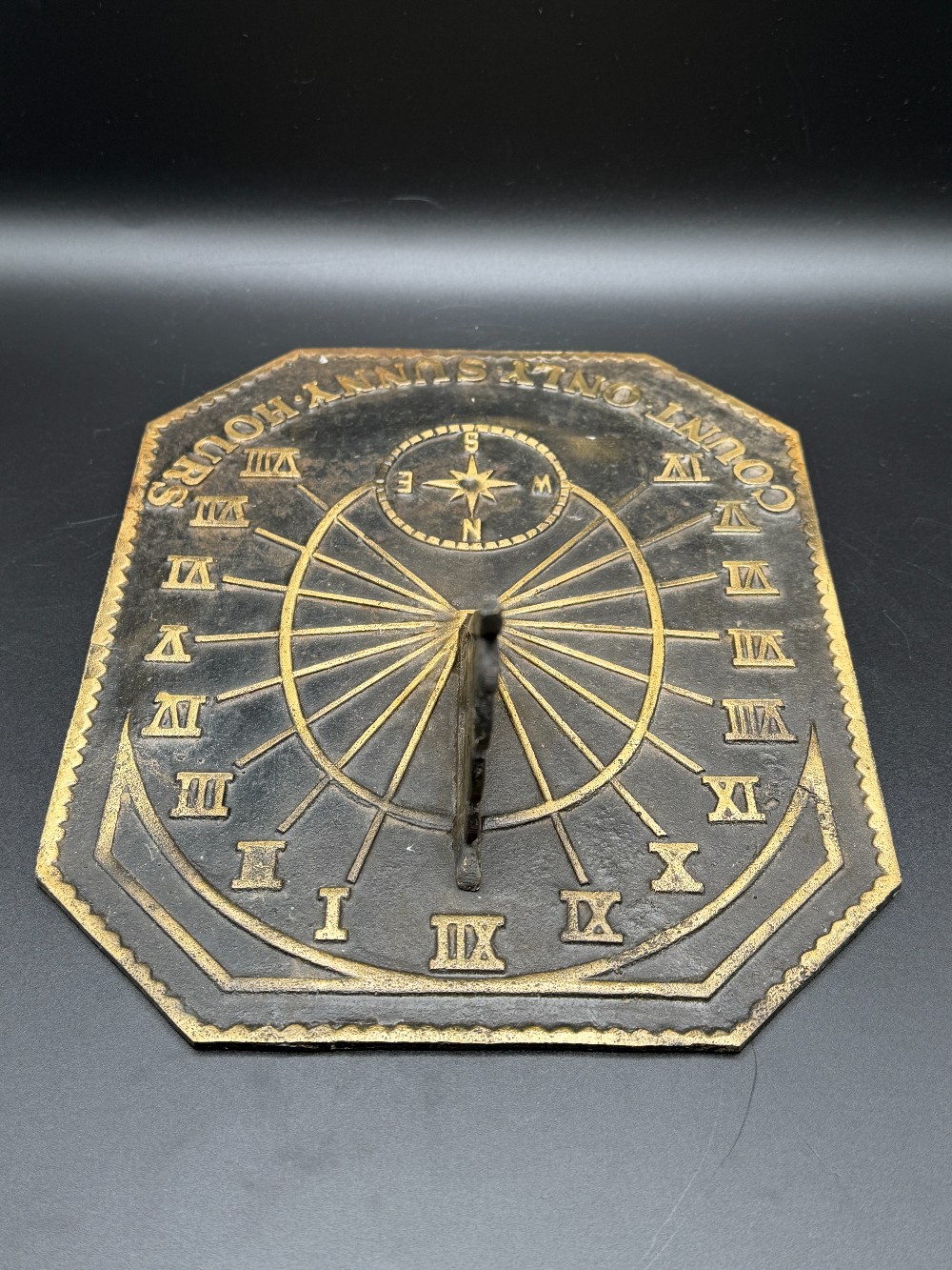 Cast Iron Garden Sundial – 
