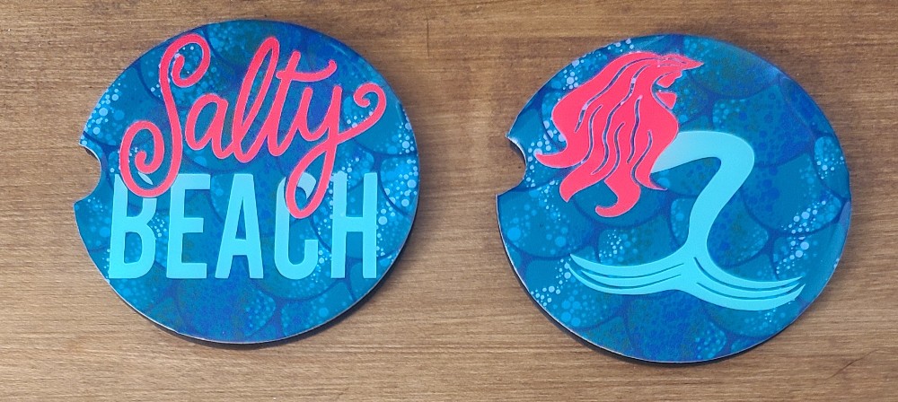 Salty car coasters