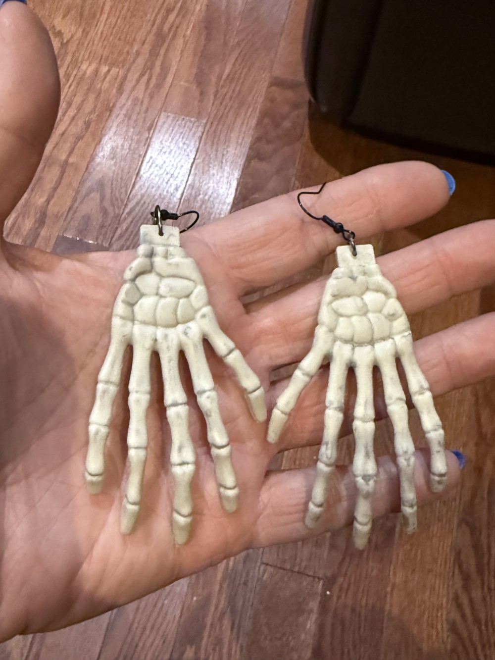 Earrings - Skeleton Hands
