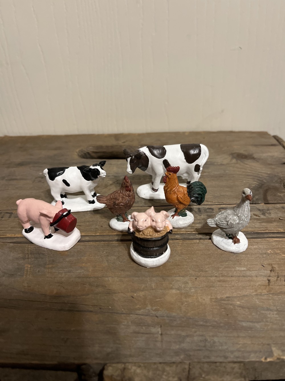 Miniature Farm Animals - 7 pc set
