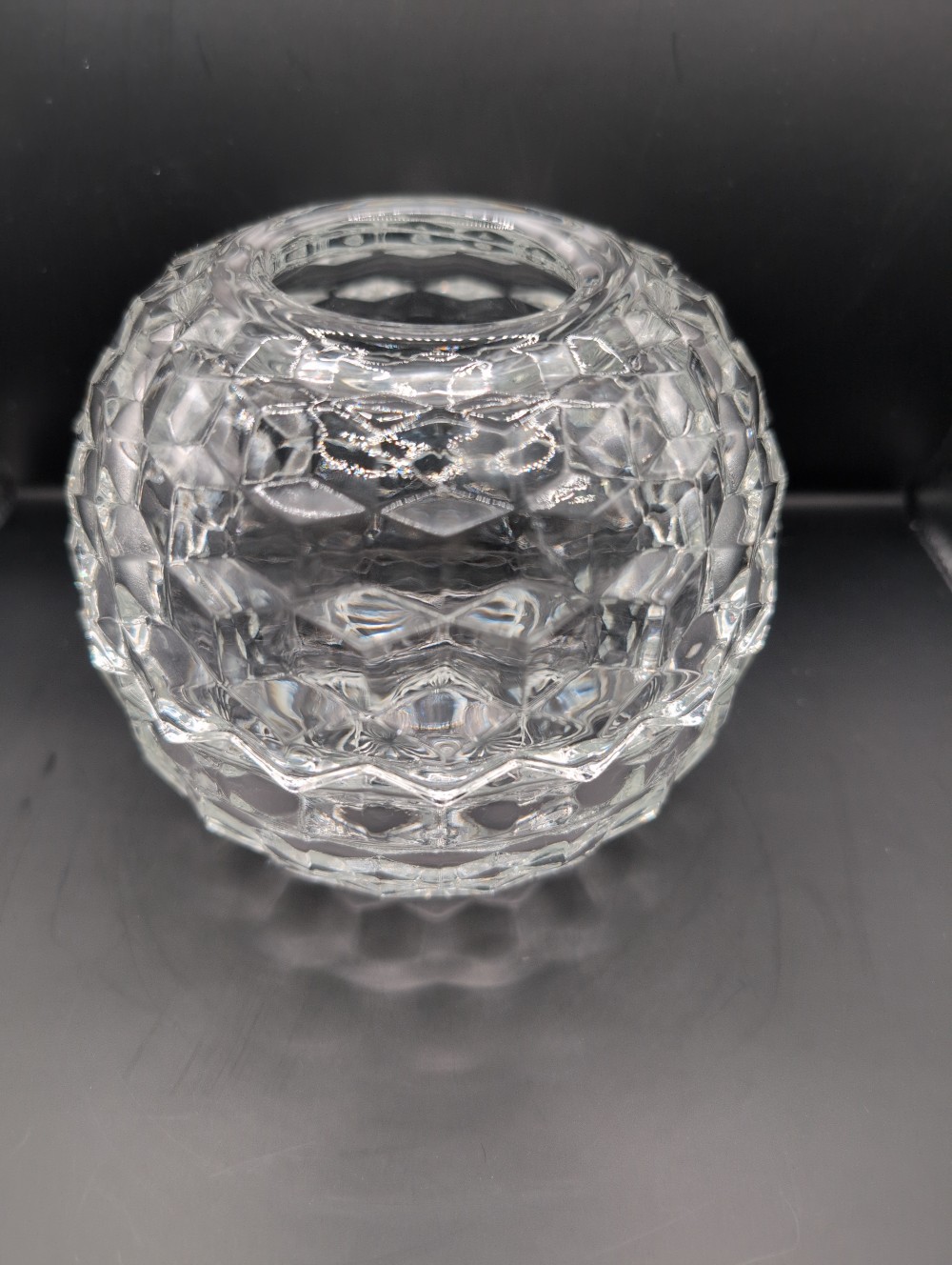 Vintage Homco clear fairy lamp