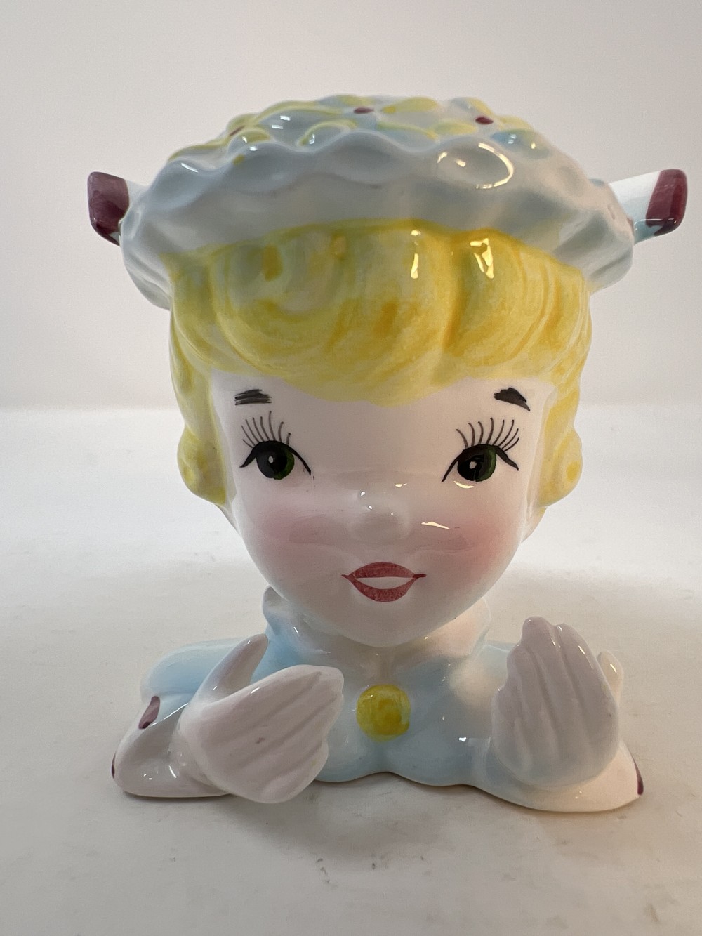 Vintage Enesco Japan Head Vase | Planter