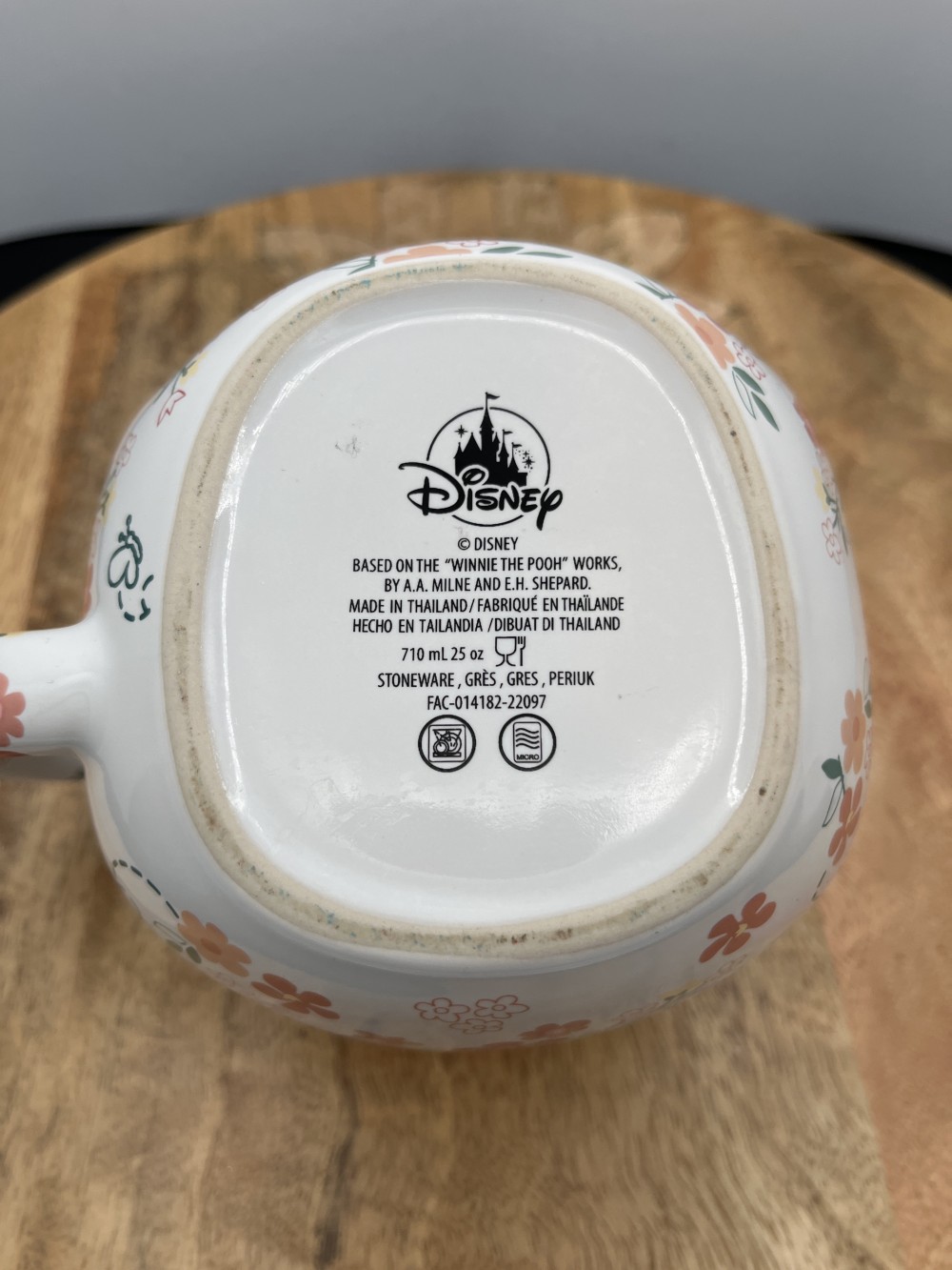 Disney Store Floral Pooh Mug