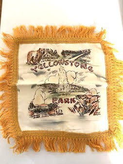 Mid Century Small Yellowstone Park Pillow Cover