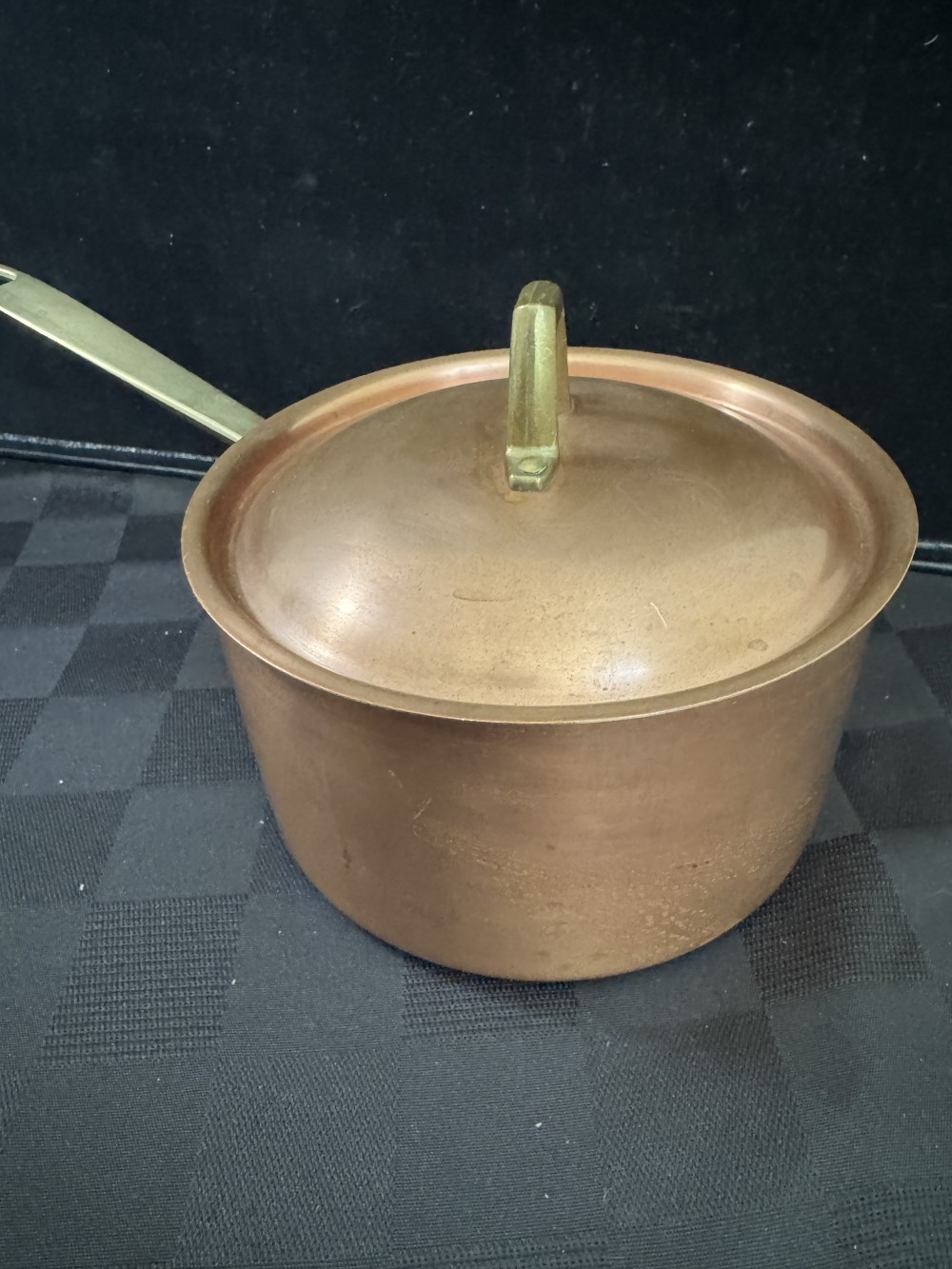 PAUL REVERE COPPER SAUCE PAN WITH LID