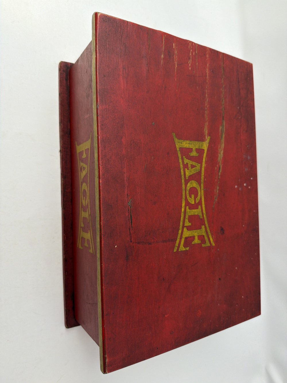 Vtg Fagle Cigar Mold Storage Box