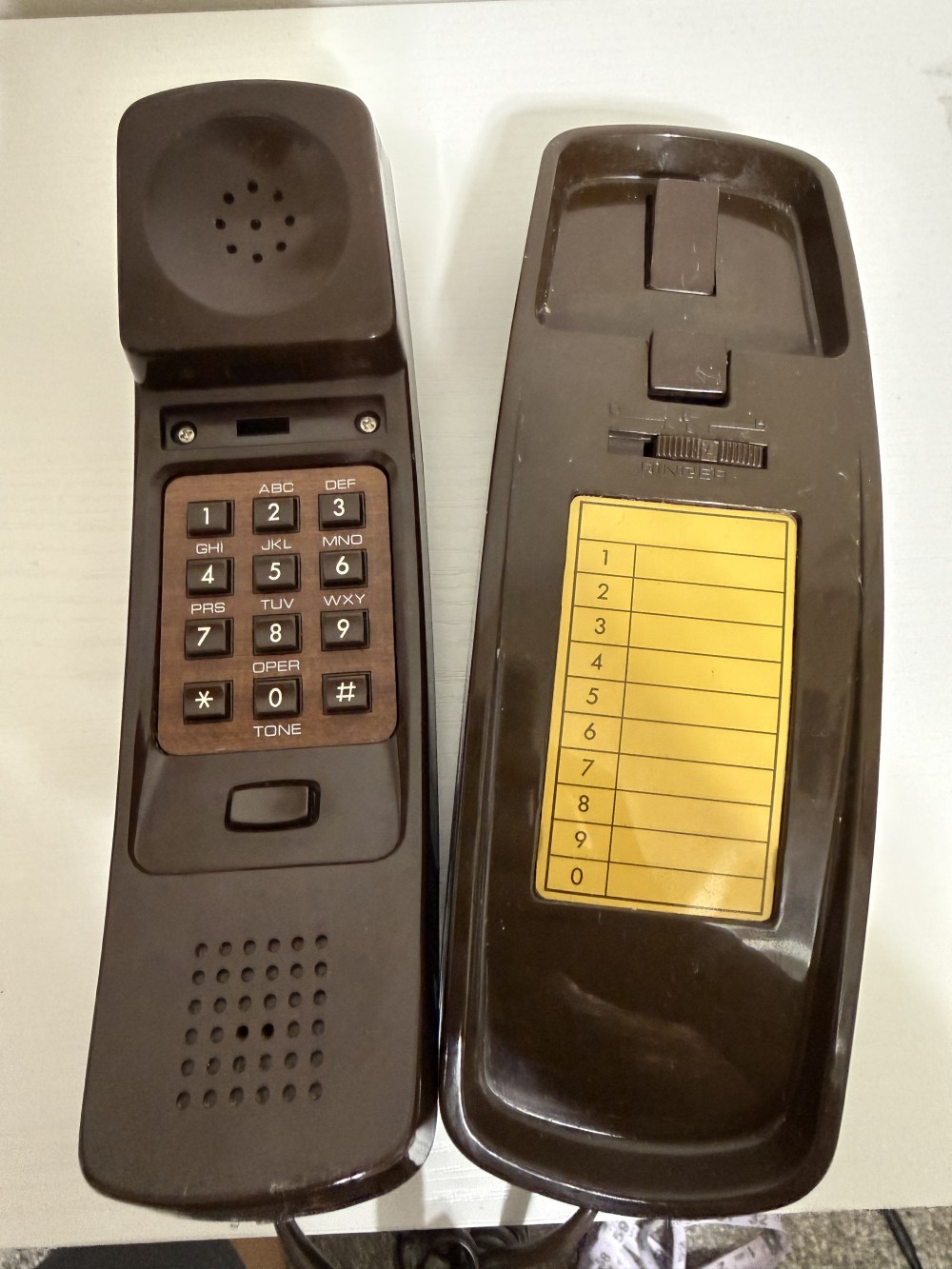 Vintage brown Phone