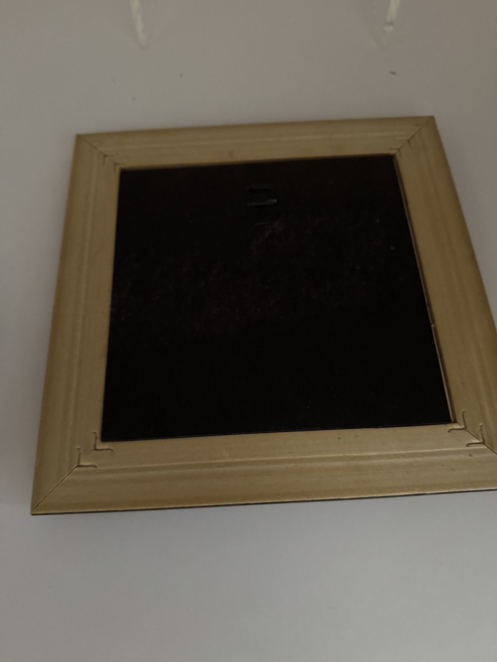 MIRROR, FRAMED DISTRESSED GOLD