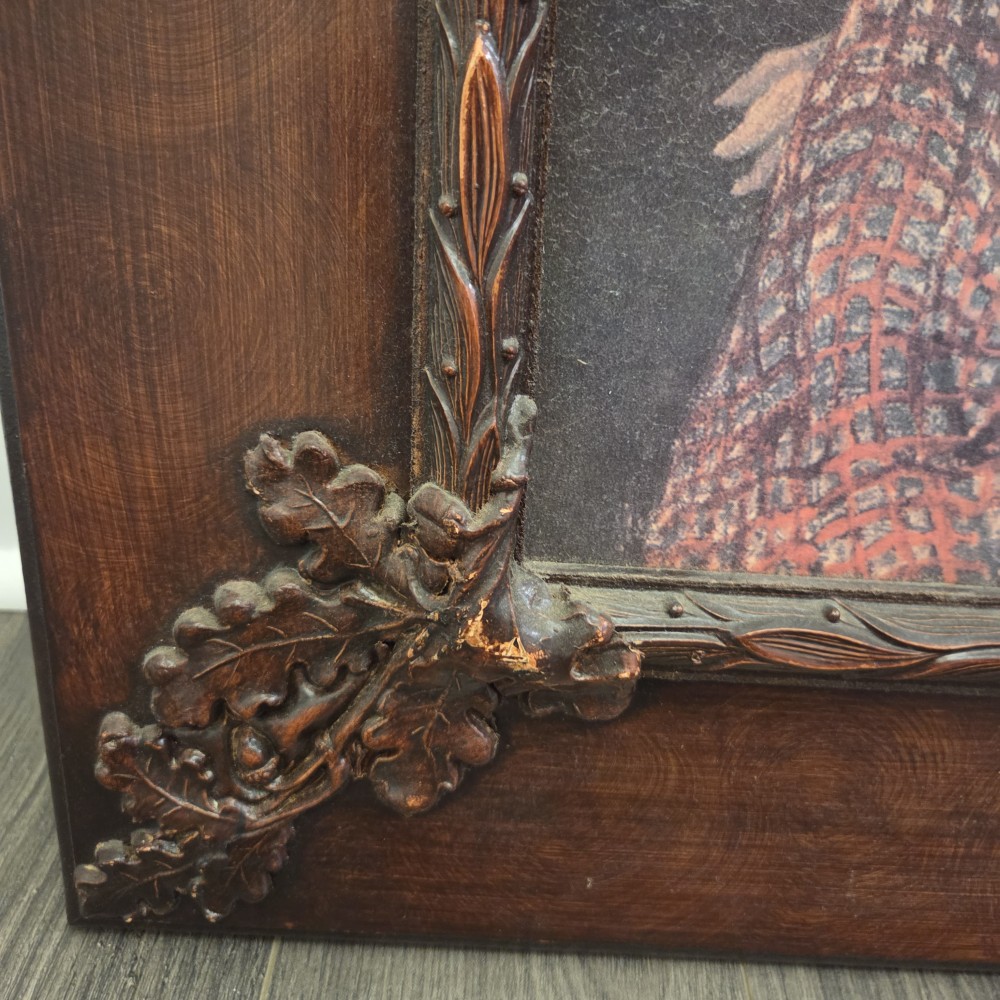 VTG The Fairy Tale by Walter Firle in Ornate Wood Frame