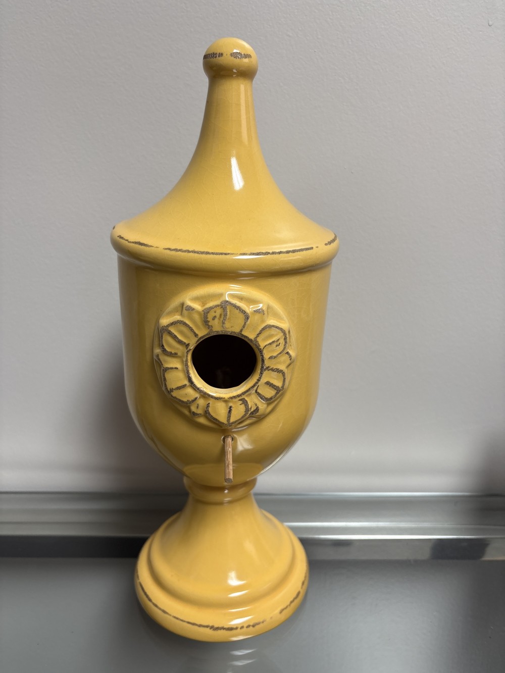 Yellow Decorative Birdhouse