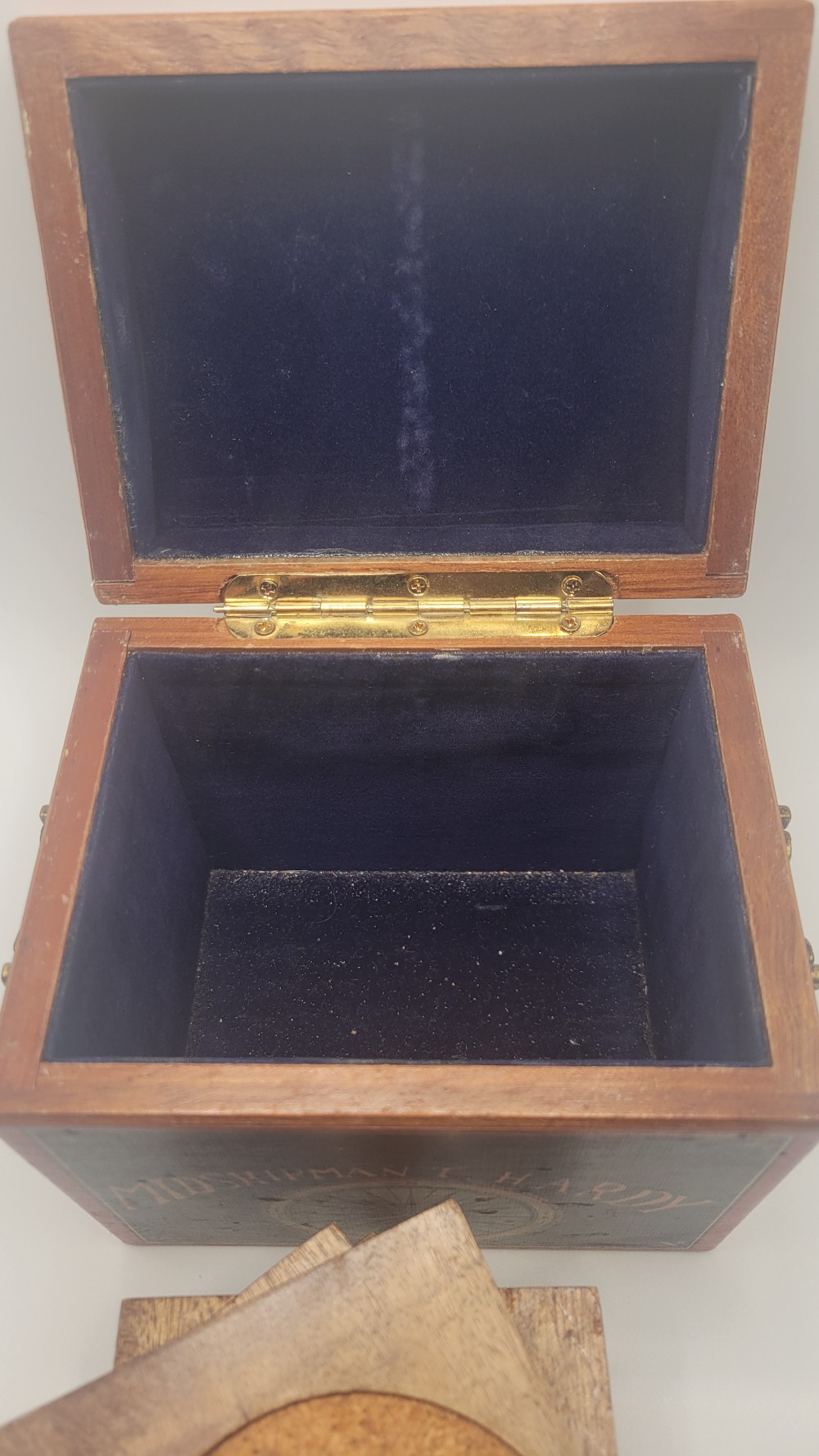 Vintage Midshipman T. Hardy Wooden Nautical Storage Chest