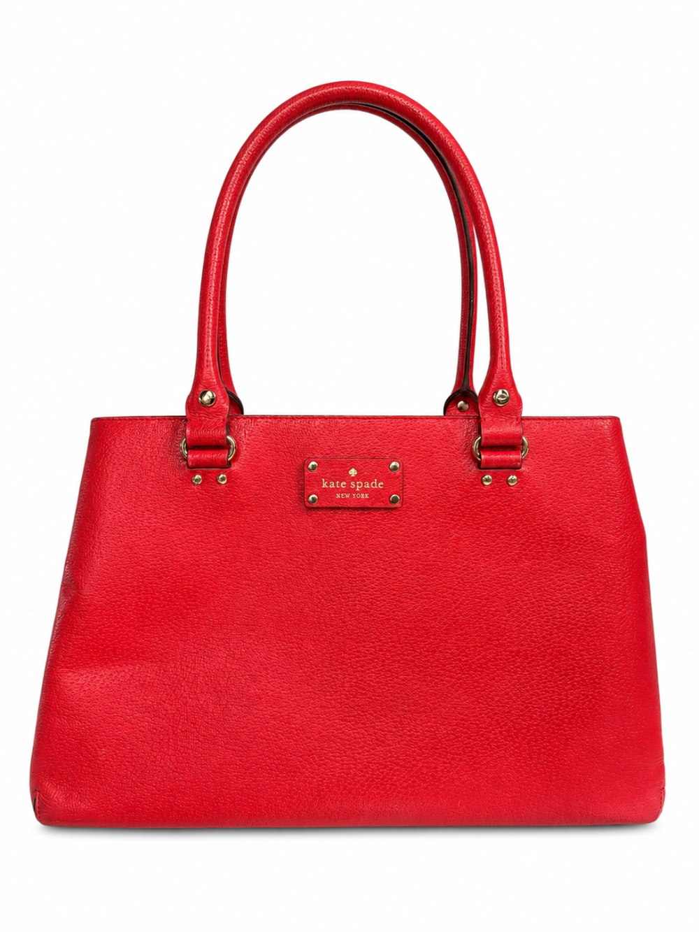 ❤️ Kate Spade Red Leather Tote Bag