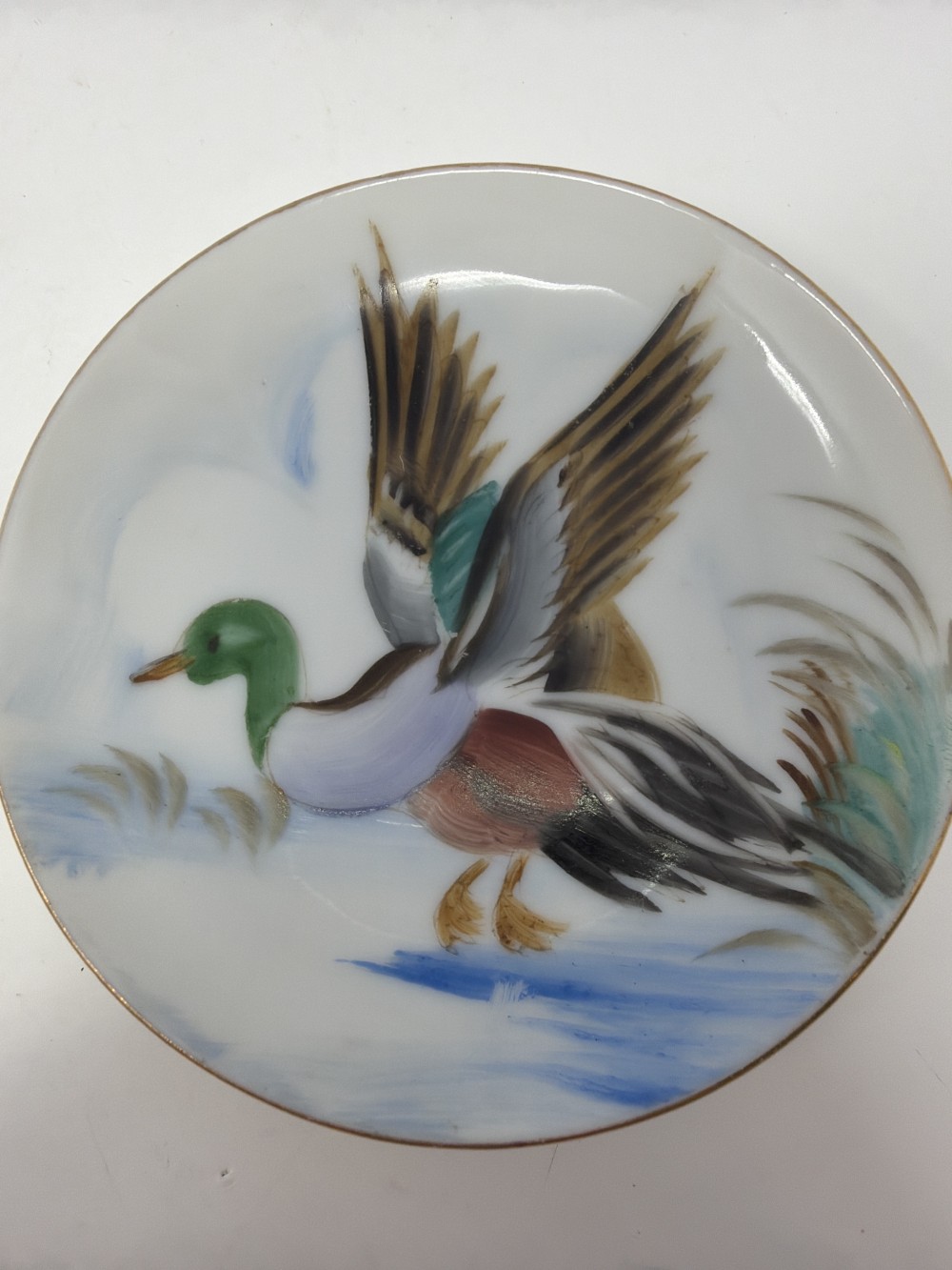 Vintage Mallard Hand-Painted