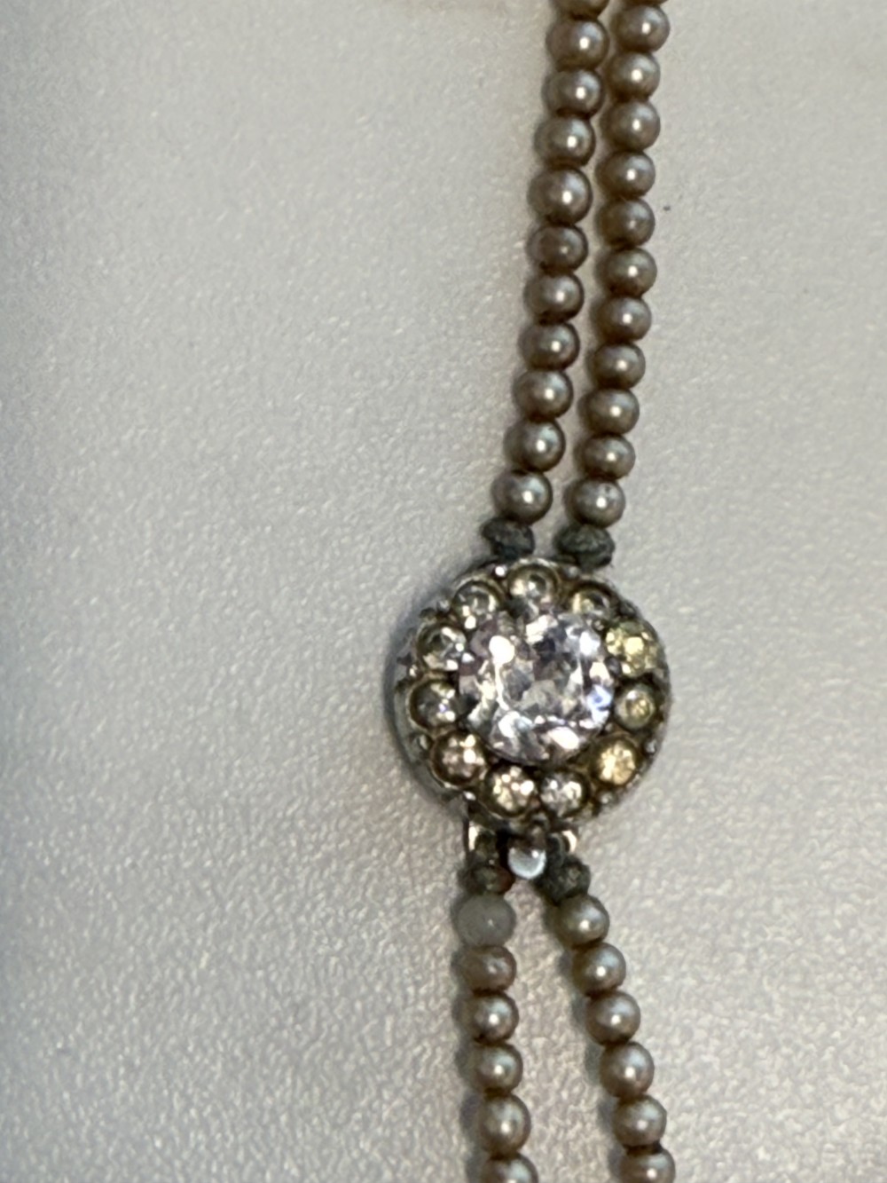 Vintage 1960s Necklace Faux Pearl