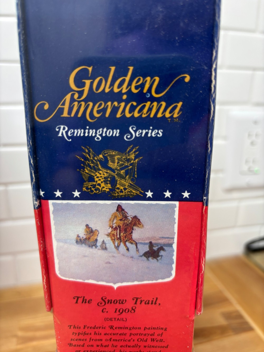 Puzzle Golden Americana The Snow Trail Frederic Remington 1000 Piece Sealed NOS