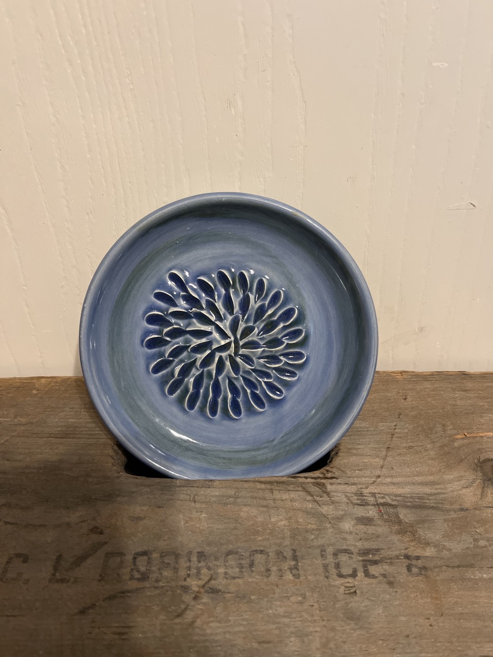 Kyle Smith Pottery garlic grater dish