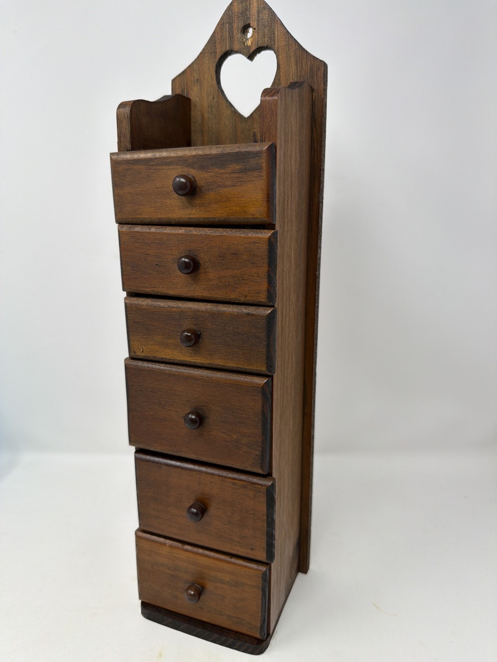 Vtg Interpur Six Drawer Wall Organizer