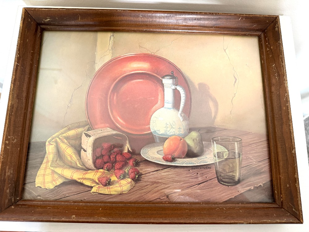 Wood framed Country Kitchen Print