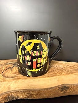 Susan Winget Halloween Haunted House Coffee Mug Cup