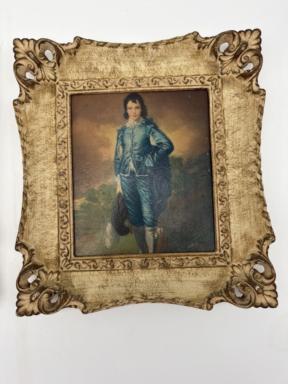 Vintage Pinkie & The Blue Boy Framed Print Pair
