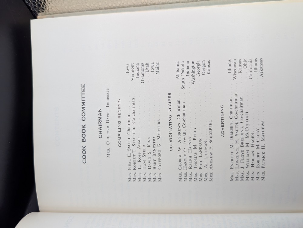 Vtg the Congressional Club Cookbook, signed by Rep. L.H. Fountain (D-NC)