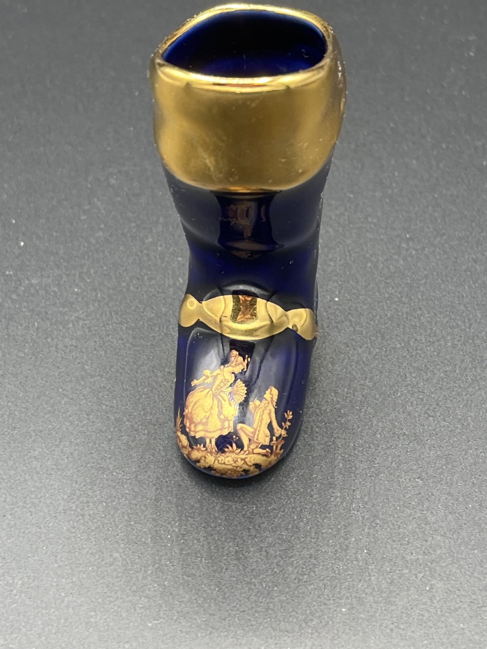 Vtg Limoges porcelain mini boot
