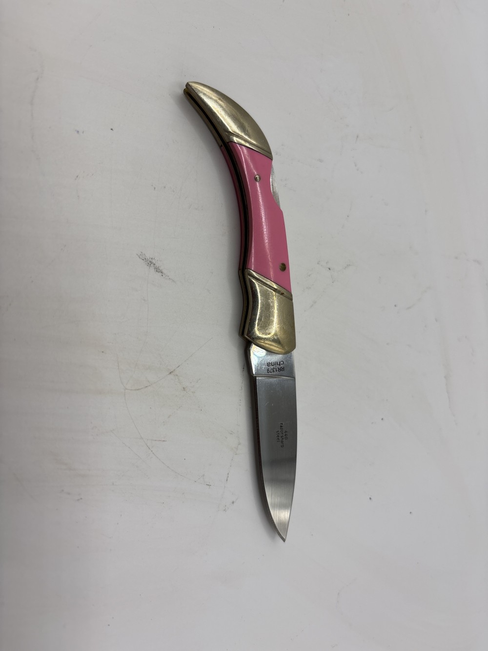 Rough Rider Love Peace Friendship Lockback Knife 5 in As-is