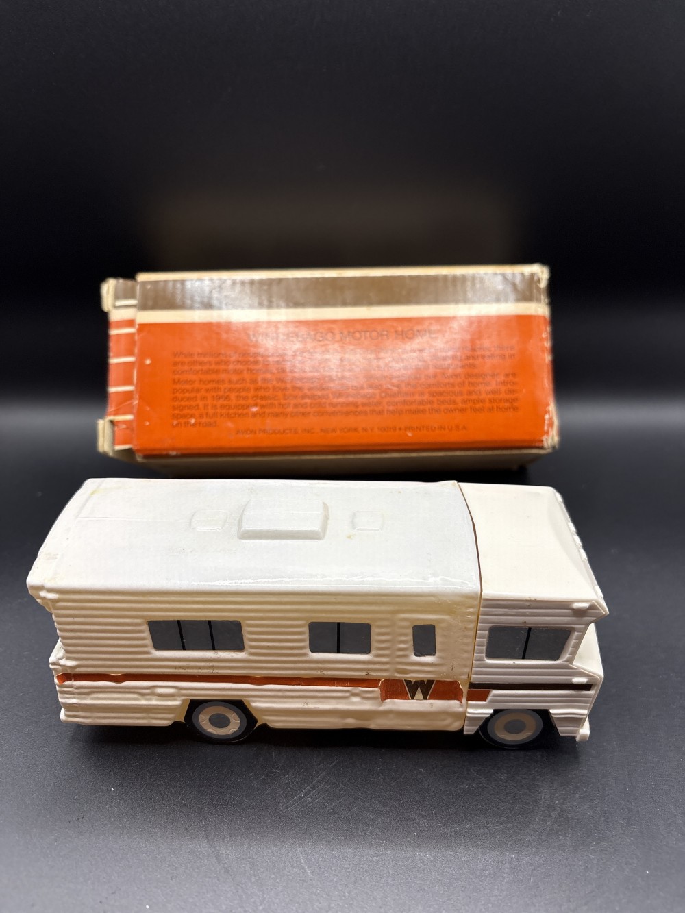 Avon Winnebago Motor Home Aftershave Decanter With Box - Vintage