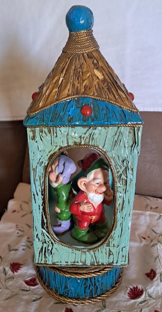 Japanese Musical Christmas Lantern (Paper Mache')