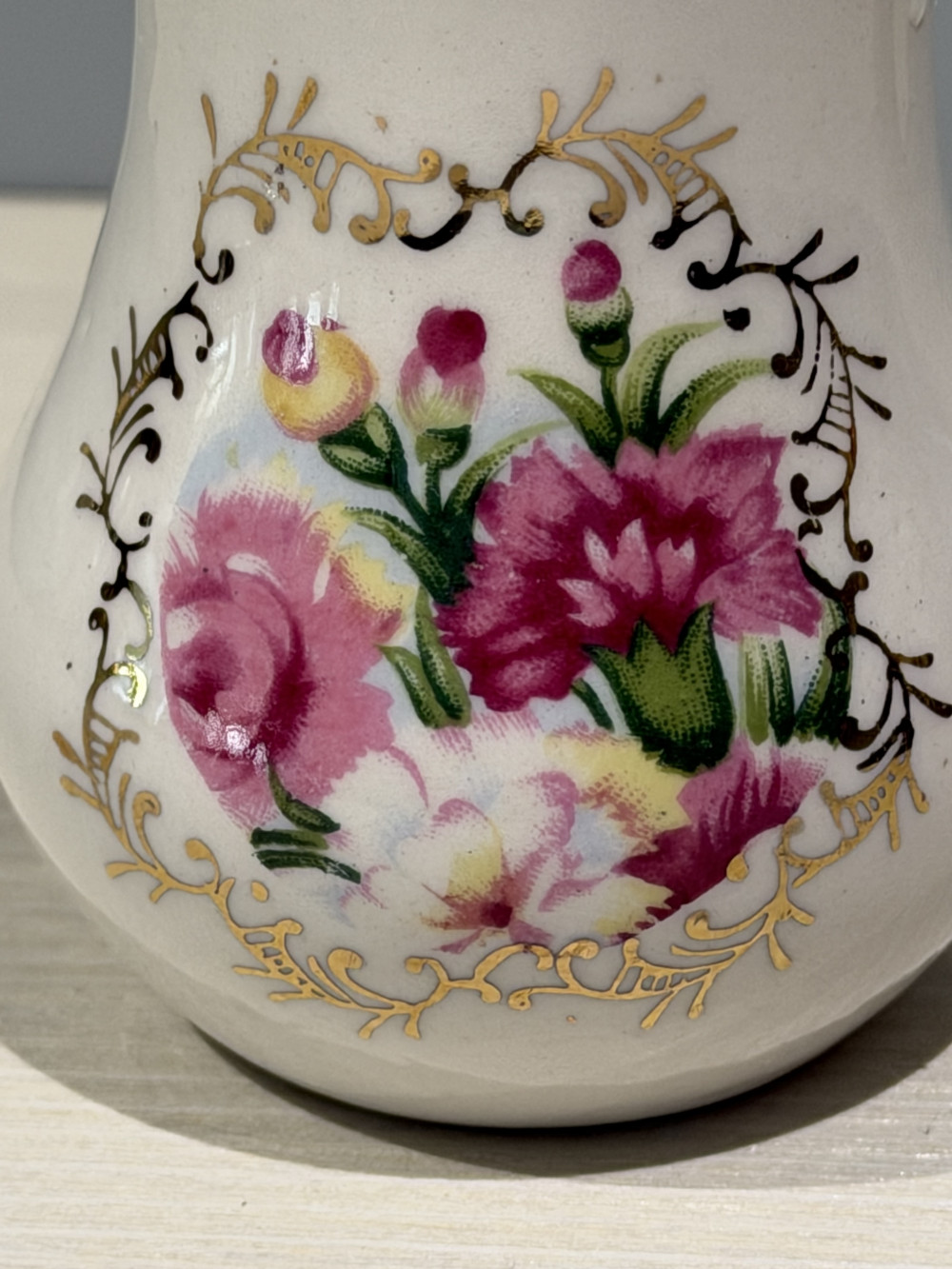 Vintage Limited Edition Floral Miniature Creamer