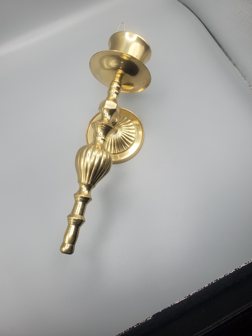 Lacquered Brass Sconce India