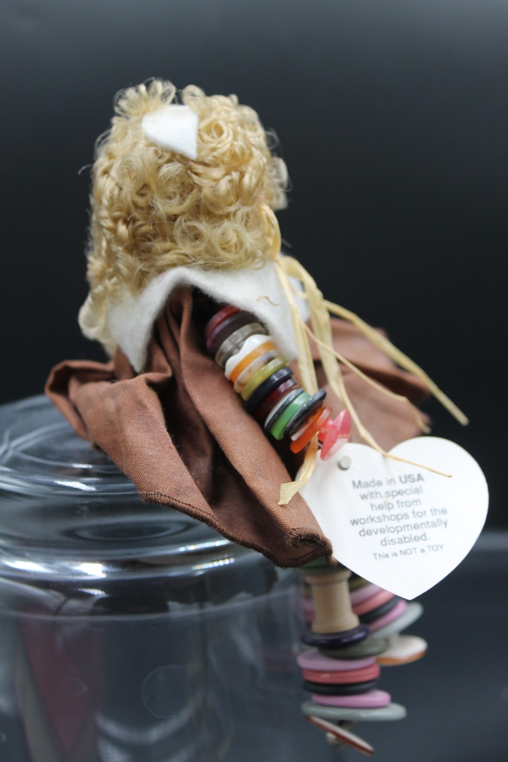 Vtg 1992 Button Babies pilgrim male/female