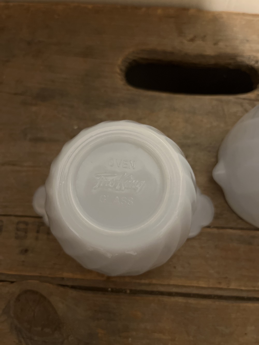 Vtg Fire King Azurite cream/sugar