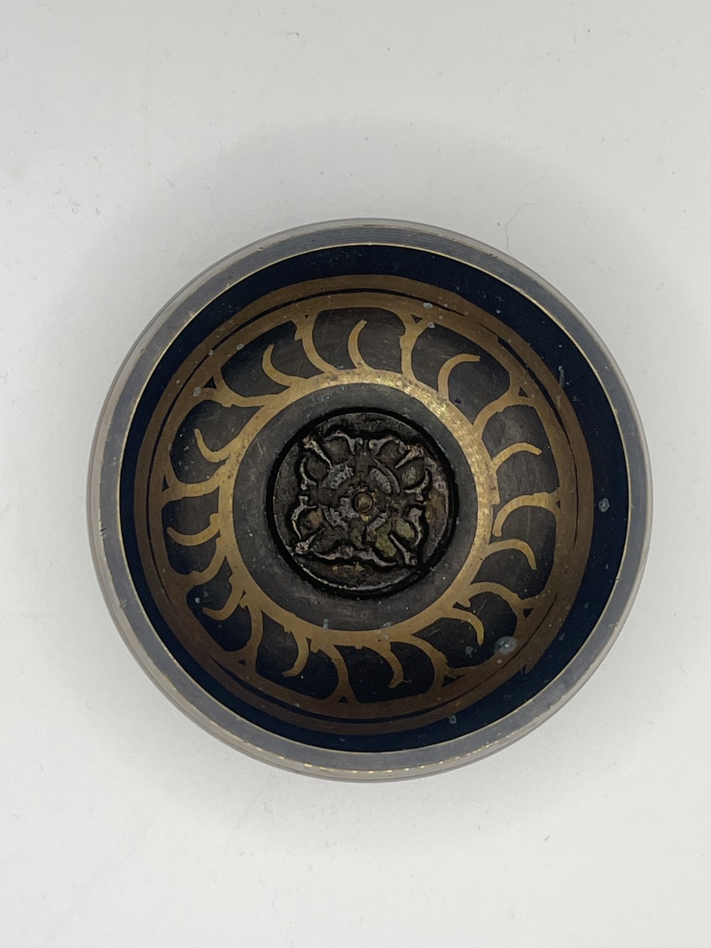 Tibetan brass singing bowl from Nepal