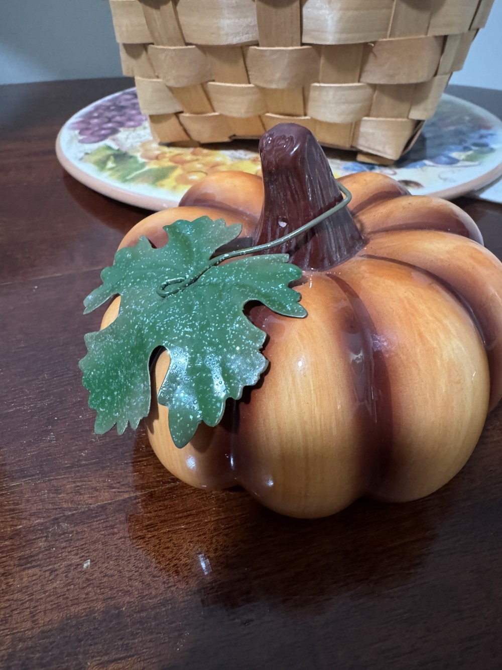 BABY PUMPKIN,  CORAL ORANGE BROWN STRIPES