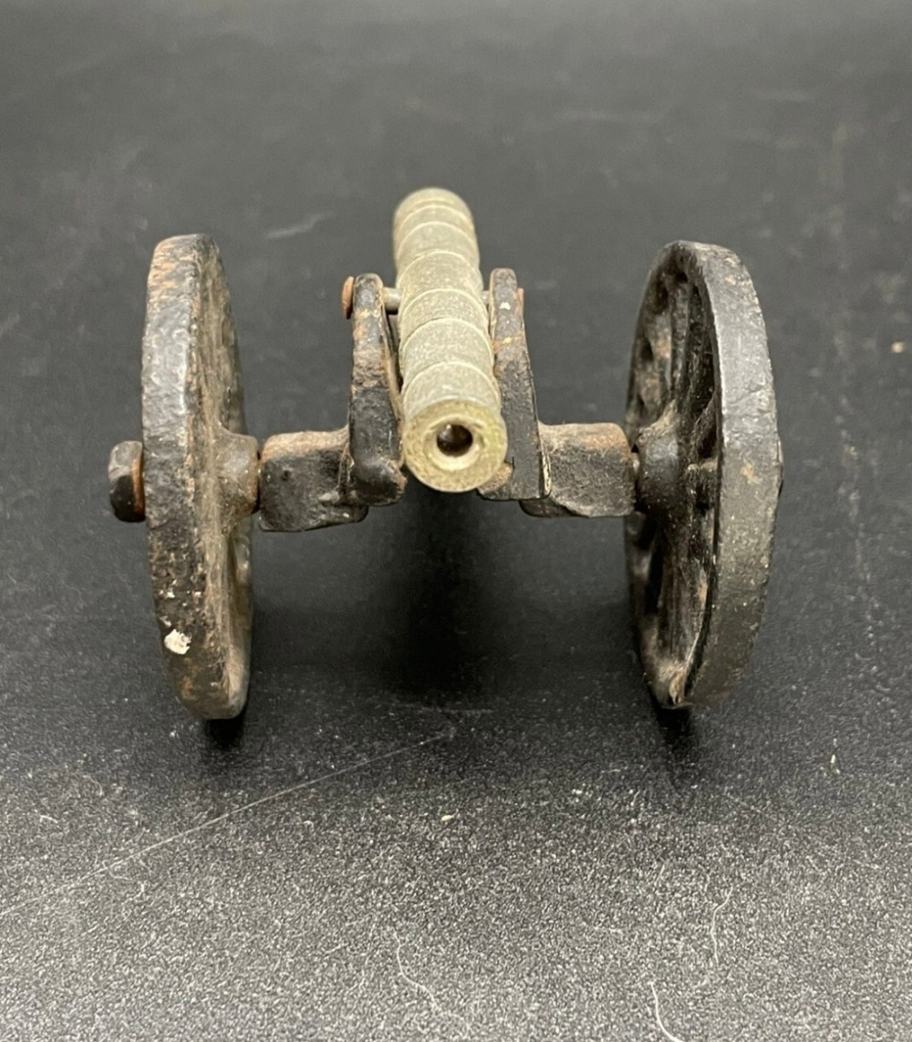 Cannon Miniature Cast Iron & Brass Decorative Civil War Style Field Cannon 4.75